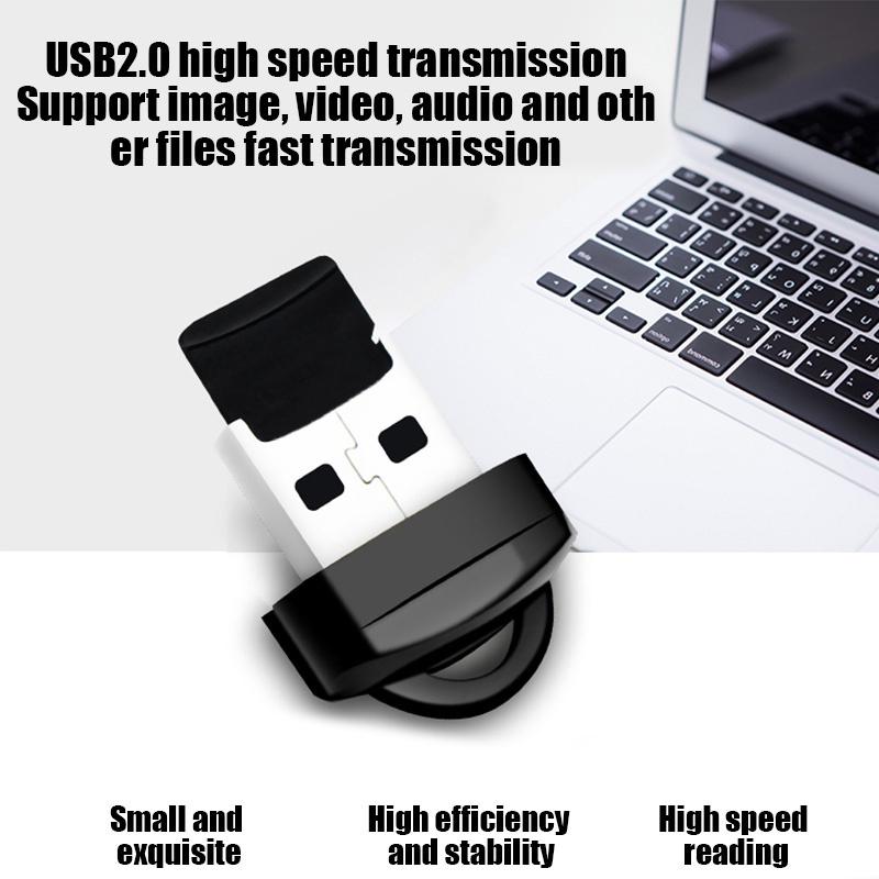 Đầu đọc thẻ nhớ TWITCH USB 2.0 tốc độ cao chuyển đổi Micro SD/ TF cho điện thoại di động máy tính xách tay