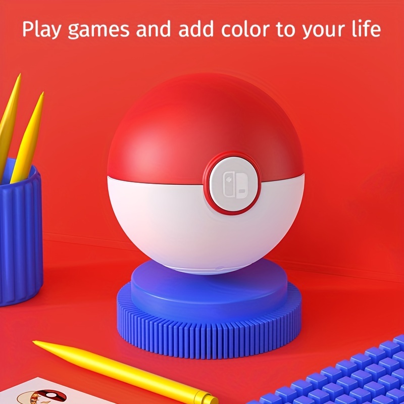 Hộp lưu trữ pokemon poke ball cho nintendo switch & switch oled / lite card switcholed game card strap, fun tumbler storage box