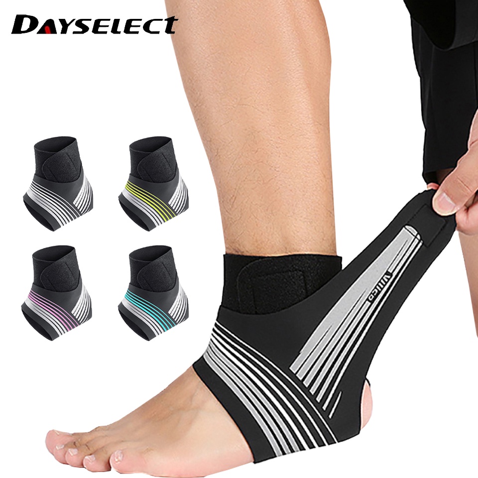 Nẹp cố định mắt cá chân DAYSELECT hỗ trợ giảm đau gân/ chấn thương khi chơi thể thao/ chạy bộ/ bóng rổ