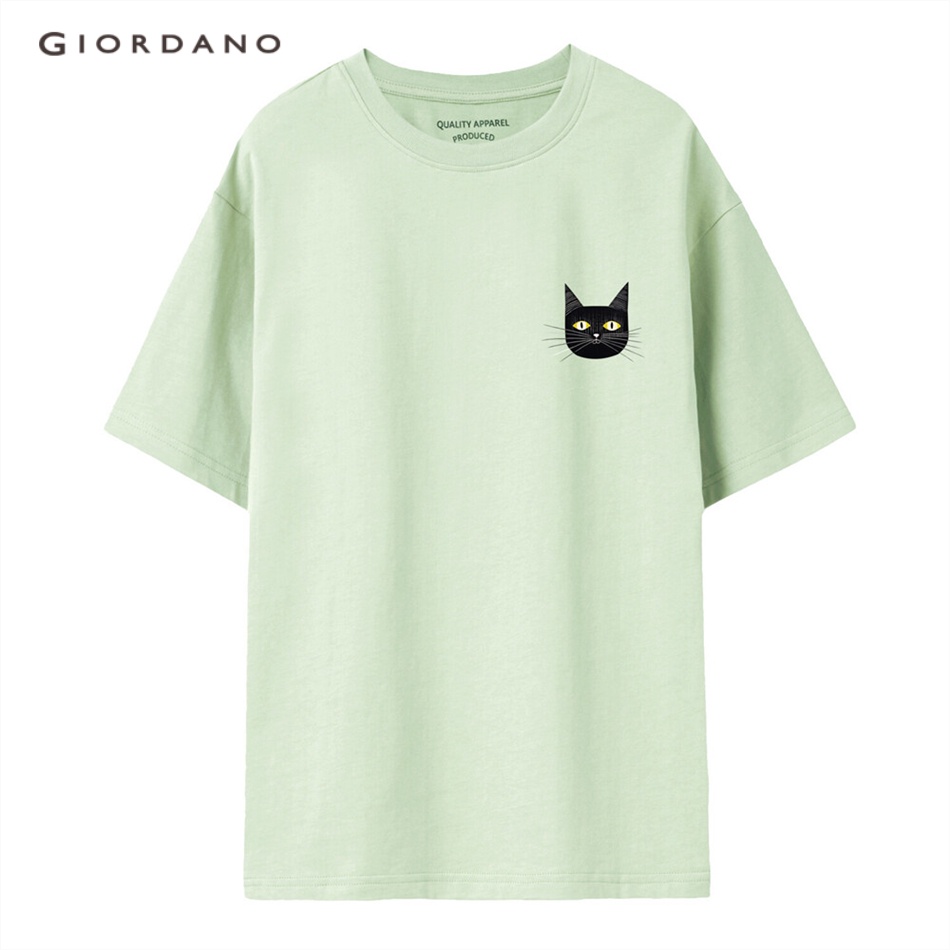 GIORDANO WOMEN Print crewneck short sleeve tee 99393146