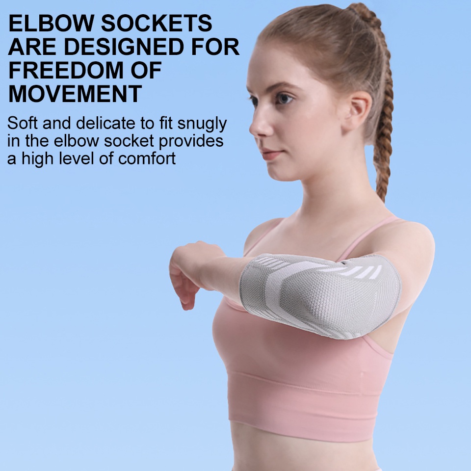 Băng quấn bảo vệ khuỷu tay DAYSELECT co giãn thấm hút mồ hôi khi chơi thể thao