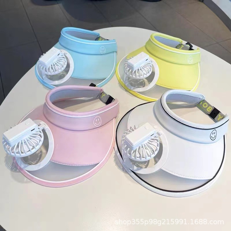 Mũ Lưỡi Trai Hở Chóp Chống Nắng Có Thể Sạc Lại Bằng Cổng USB Thời Trang Mùa Hè Cho Bé