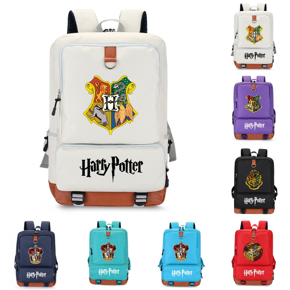 Hàng Mới Về Mới Ba Lô Đi Học / Du Lịch Chống Nước In Hình Harry Potter Thoáng Khí Giảm Burden Nhiều Kiểu Dáng Có Sẵn