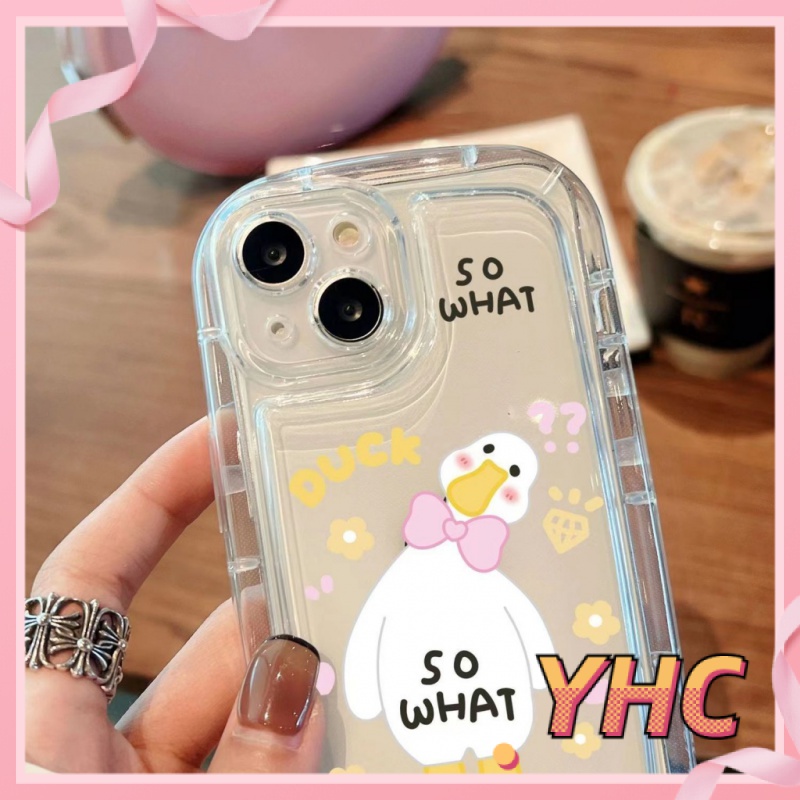 ốp lưng iphone xà phòng vịt nghiêng, vỏ mềm trong suốt, giảm chấn, chống rơi Cho Iphone 6 / 6S / 6splus / se / 7 / 7plus / 8 / 8plus / X / xs / xsmax / 11 / 12 / 13 / 14 / Plus / pro / pro max-409