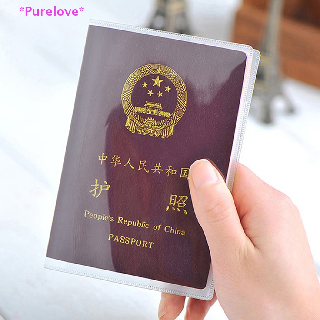 Túi Đựng Hộ Chiếu Trong Suốt Chống Thấm Nước Tiện Dụng Mới