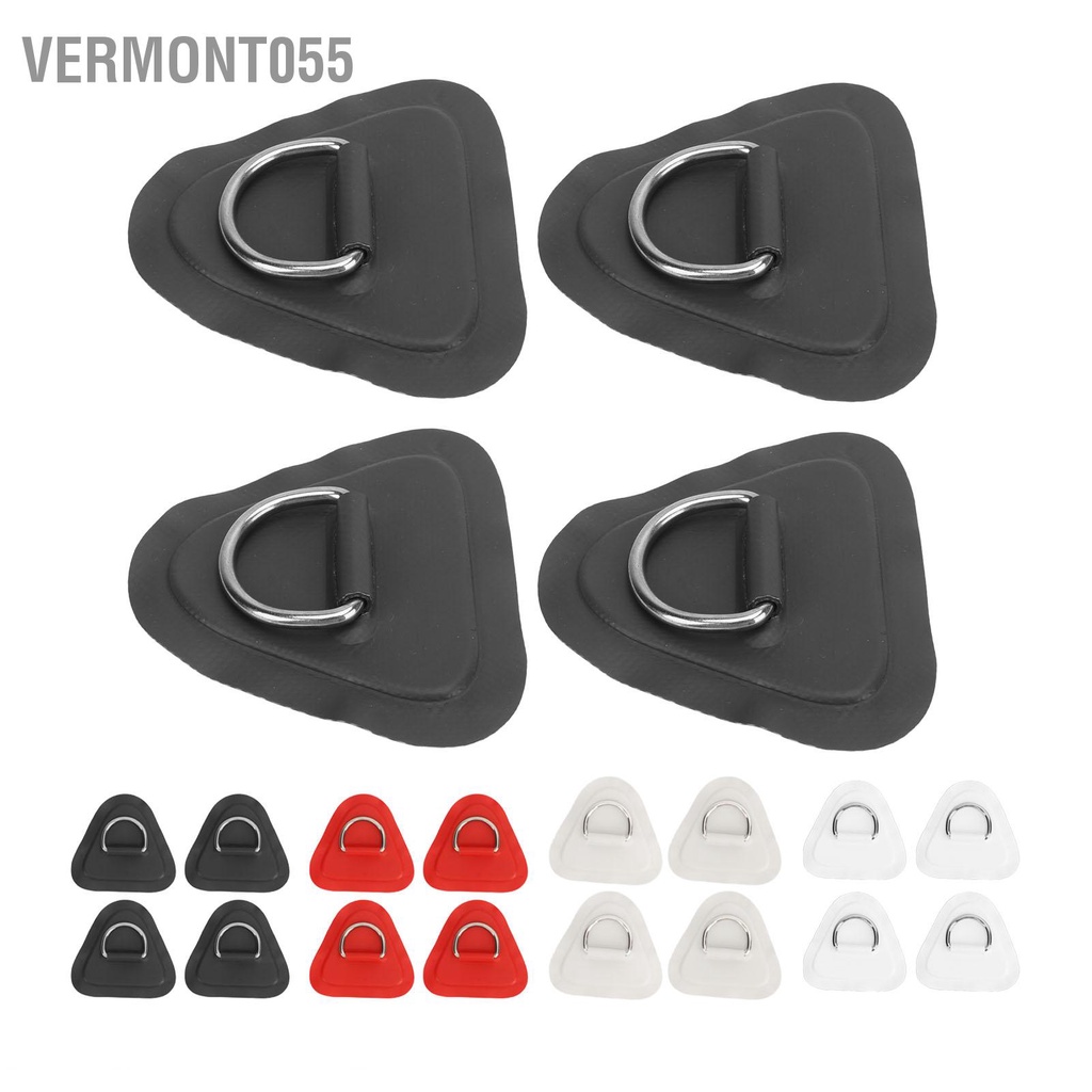 Có thể bán buôn 4 D Ring Patch Thép không gỉ Pad cho Thuyền bơm hơi Ván lướt sóng Bèo mái chèo Board Vermont055 Hàng giao ngay