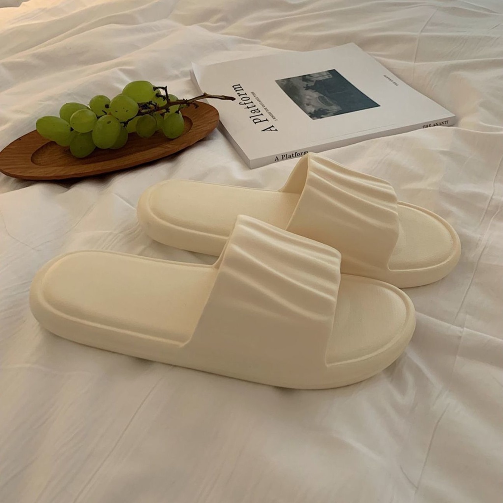 Dép Đi Trong Nhà Đế Dày Mềm Mại Thoải Mái Chống Trượt Họa Tiết Dễ Thương