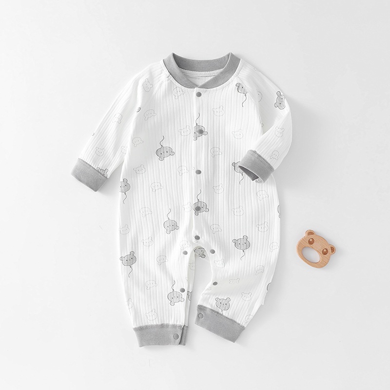 Áo liền quần 100% Cotton Dễ Thương Cho Bé