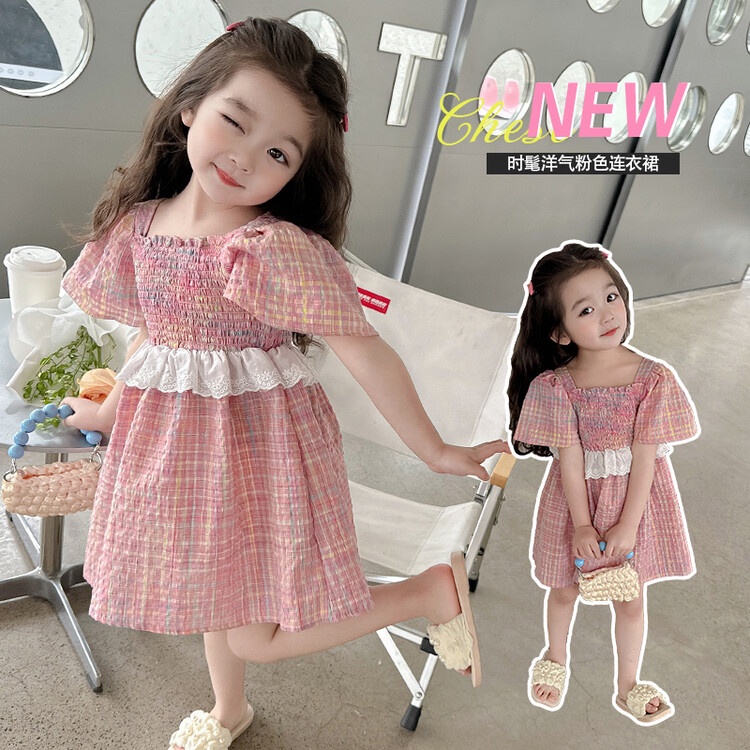 CALOBABY váy bé gái mùa hè Váy Bé Gái  váy xinh váy cho bé gái váy công chúa bé gái váy công chúa bé gái đầm công chúa bé gái váy mùa hè váy công chúa cho bé gái váy hè cho bé gáiVáy Hồng Kiểm Tra Tuyệt Vời