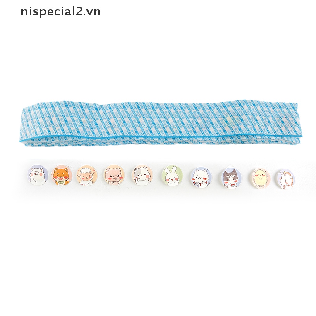 Bộ 120 Miếng Dán Chống Thấm Nước Thoáng Khí In Họa Tiết Hoạt Hình