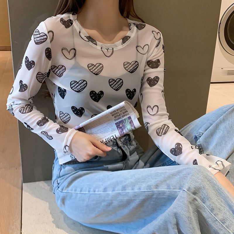 Jiashucheng Influencer Áo Thun Tay Dài Mỏng Nhẹ Chống Nắng Mùa Hè Phong Cách Mới Cho Nữ