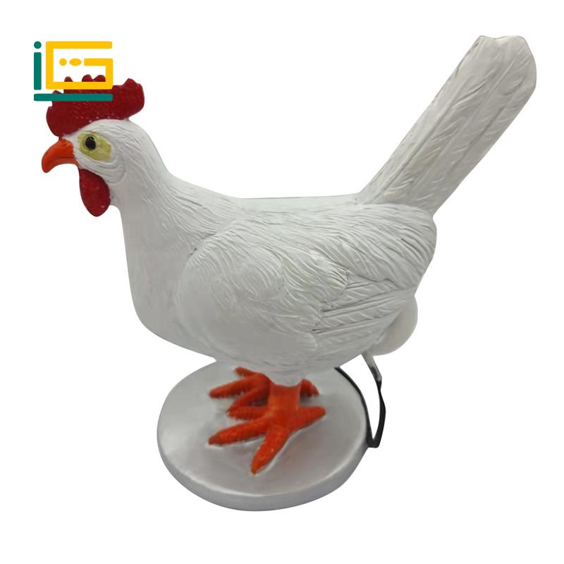 Đèn LED Để Bàn Hình Trứng Gà 3D Bằng Nhựa Resin Trang Trí Phòng Ngủ / Phòng Khách