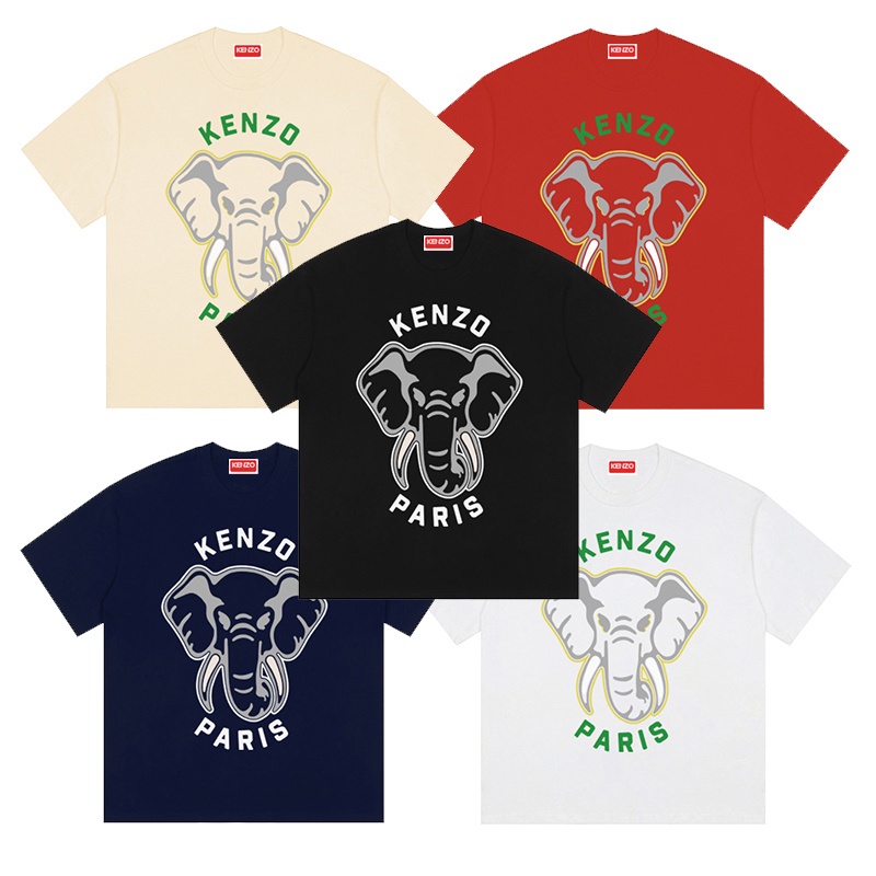 Bán Chạy Nhất Áo Thun Thể Thao Cotton Tay Ngắn In Hình Voi Plus Size Unisex