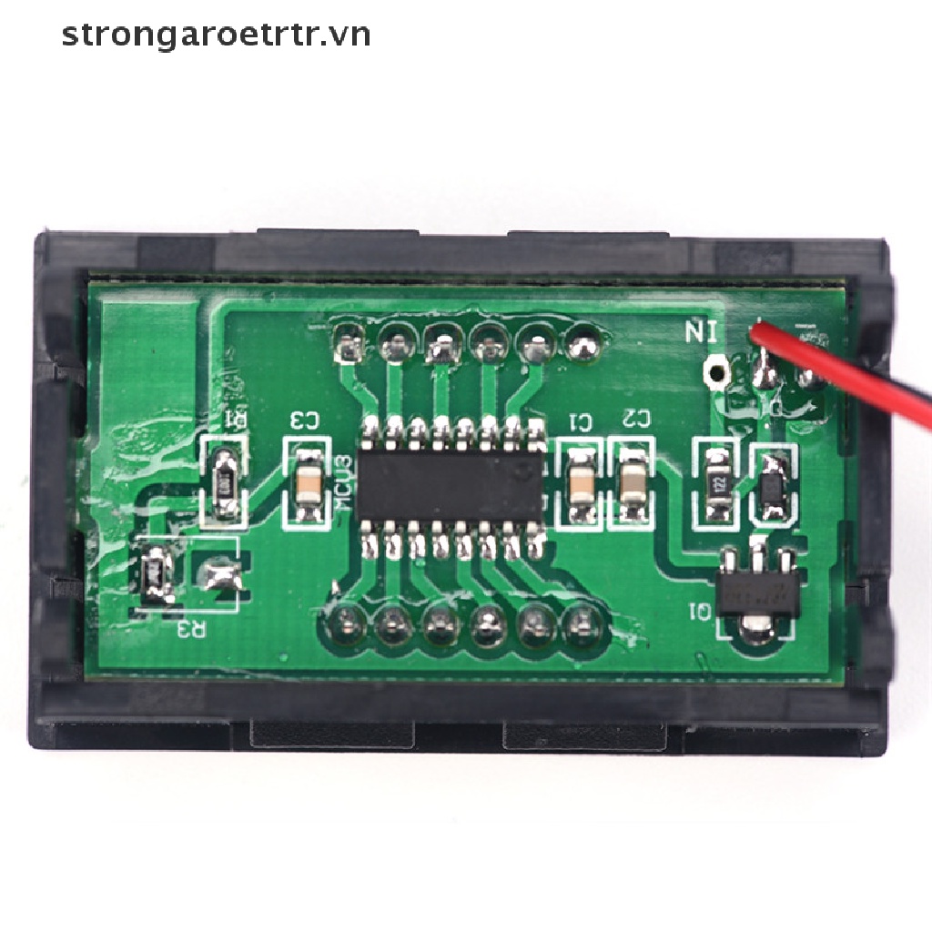 Vôn Kế Điện Tử Mini DC 0-30V Cho Xe Hơi