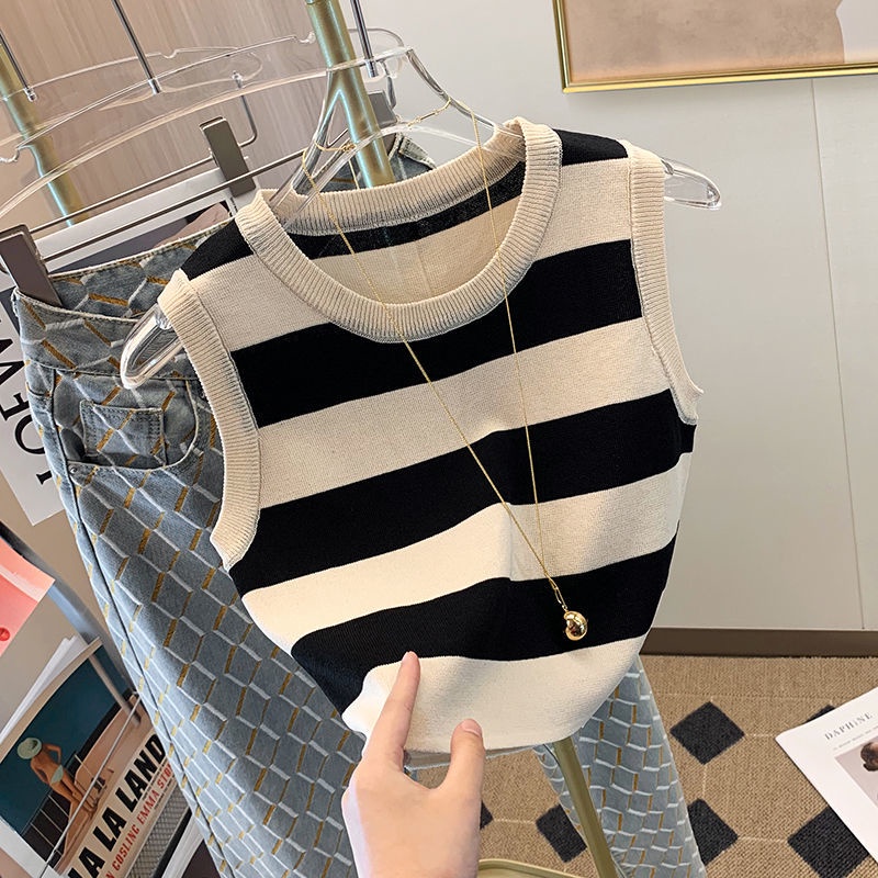 Áo Hai Dây Dáng Ngắn Phong Cách Mỹ Quyến Rũ Cho Nữ