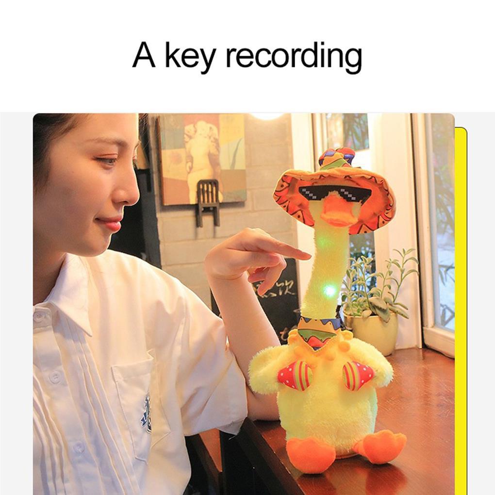 Vịt Nhồi Bông Phát Nhạc Vui Nhộn Dành Cho Bé