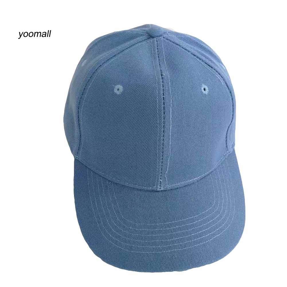 Mũ Lưỡi Trai Unisex Chống Nắng Màu Trơn Thời Trang