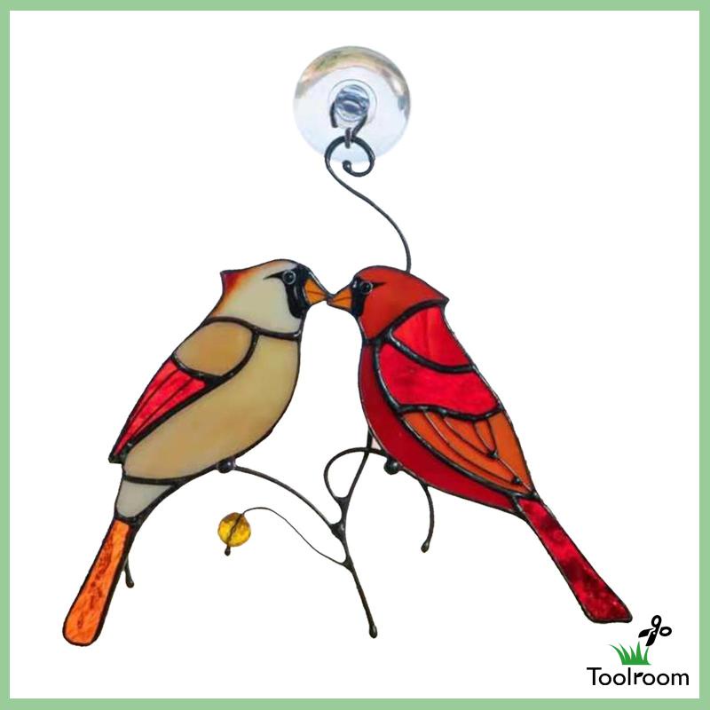 Set 2 Bức Tượng Chim Điêu Khắc Treo Tường Trang Trí Sân Vườn