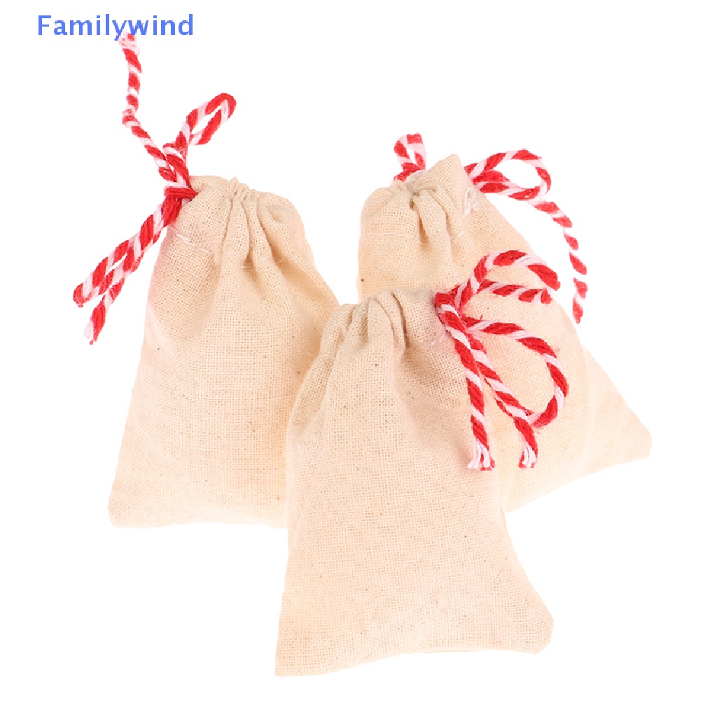 1 Túi Rút Mini Đựng Quà Trang Trí Nhà Búp Bê