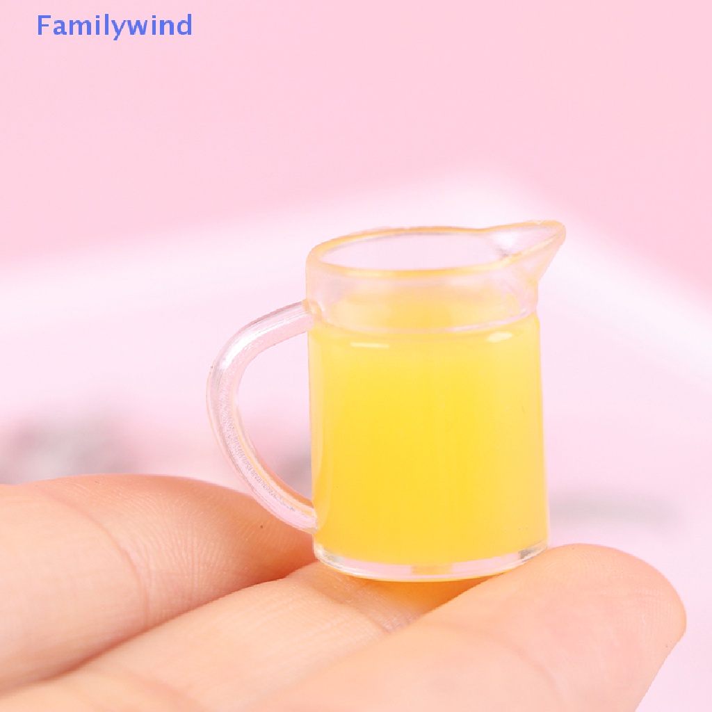 Set 2 / 3 Chai Nước Ép Mini Tỉ Lệ 1 / 12 Cho Nhà Búp Bê 1 / 2