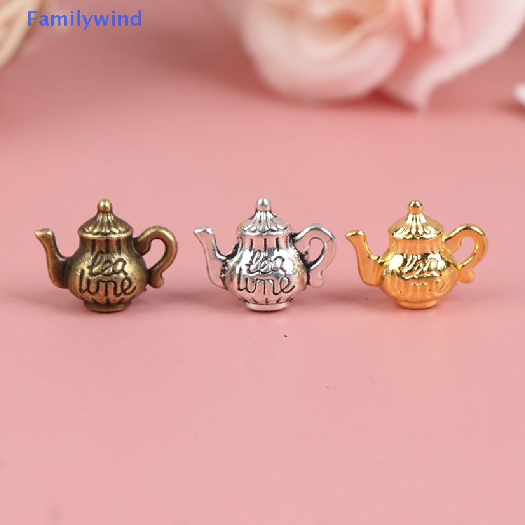 Set 5 Ấm Nước Bằng Kim Loại 1 / 12 Trang Trí Nhà Búp Bê