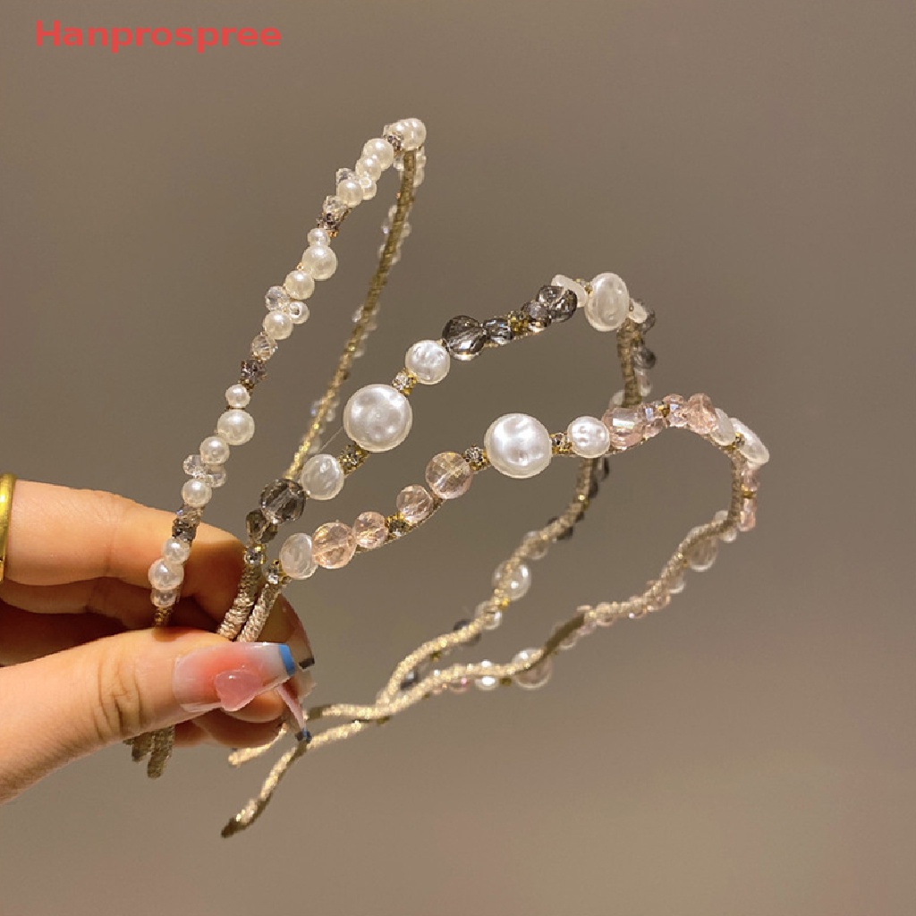 Băng Đô Đính Ngọc Trai Chống Trượt Thời Trang Dành Cho Nữ