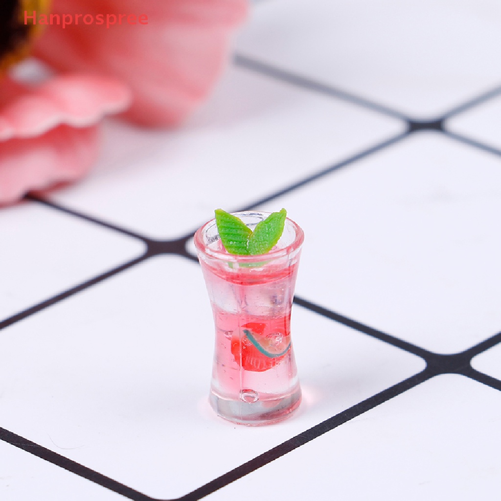 Mô Hình Ly Rượu cocktail Bằng Nhựa resin mini Tỉ Lệ 1: 12 Trang Trí Nhà Búp Bê