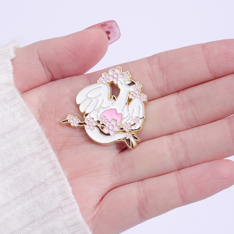 Huy Hiệu Cài Áo Hình Động Vật Dễ Thương