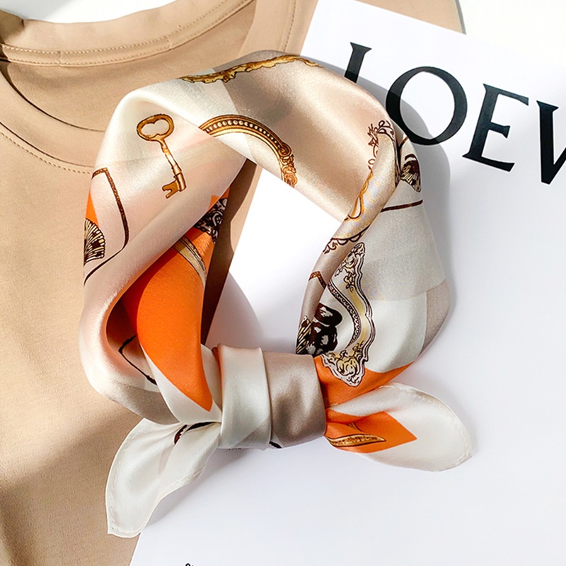 Khăn Quàng Cổ Bằng Lụa 100% Thời Trang Dành Cho Nữ