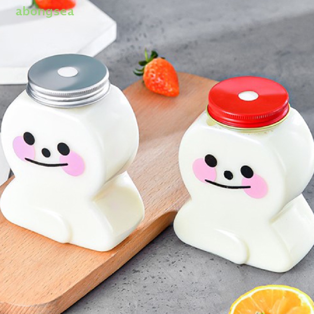 1 Bình Nước Nhựa Trong Suốt Dung Tích 400ML In Họa Tiết Hoạt Hình Dễ Thương