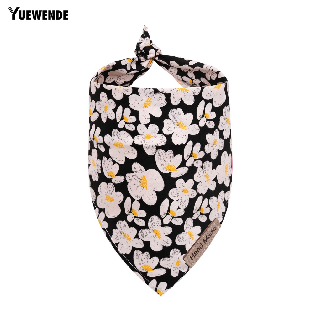 Yue.z Yếm Tam Giác Mềm Mại In Họa Tiết Dễ Thương Hình Tam Giác Cho Thú Cưng Cỡ Nhỏ / Vừa /