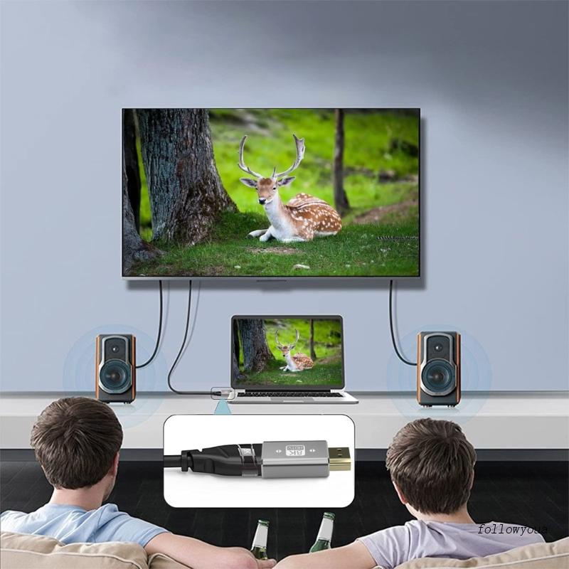 Đầu Nối Dài Chuyển Đổi Fol 2.1 8K 48Gbps 8K @ 60Hz 4K @ 120Hz Hỗ Trợ 3D