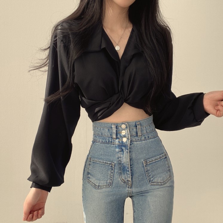 Áo Thun Màu Trơn Hở Lưng Cột Dây Dễ Phối Đồ Thời Trang Quyến Rũ Cho Nữ