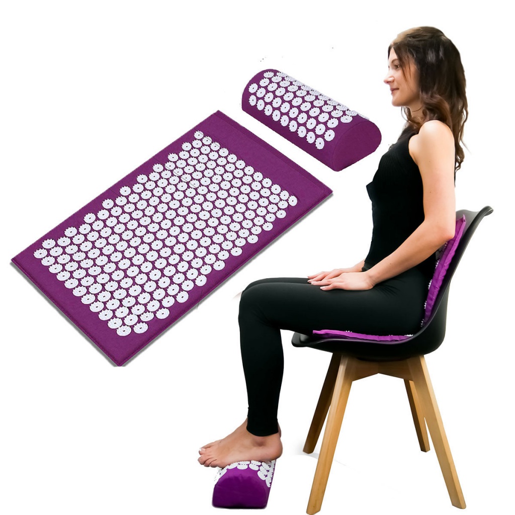 Thảm Tập Yoga Bấm Huyệt Mát Xa Giảm Đau Lưng Tiện Dụng