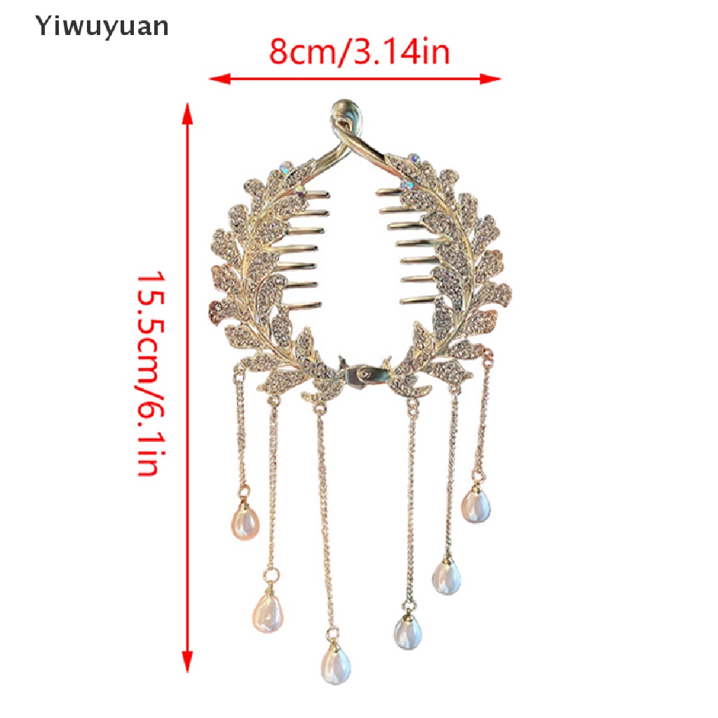 Kẹp Tóc Đính Ngọc Trai Thời Trang Cho Nữ