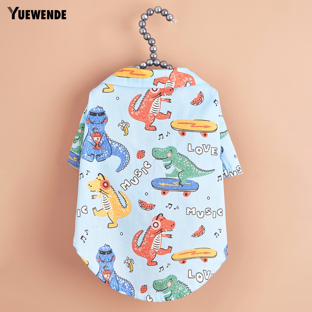 Yue.z Áo Ngắn Tay Hai Lớp Thời Trang Mùa Hè Cho Thú Cưng