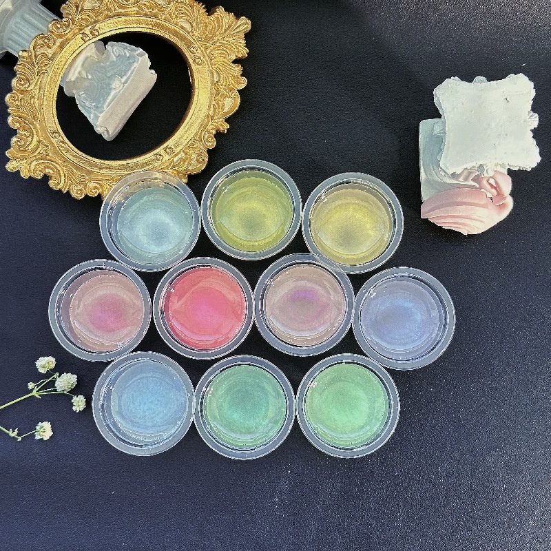 Hộp Bột Nhũ Ánh Ngọc Trai 5g Màu Sắc Neon Dùng Trang Trí Móng Nghệ Thuật