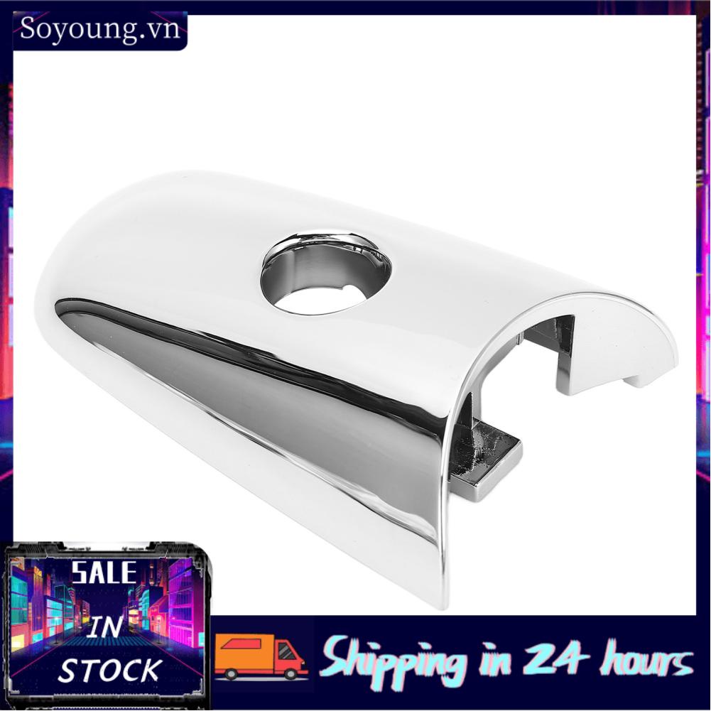 Soyoung Chrome Door Handle Escutcheon  Durable 80646-1BA0A Front Left Cover Direct Replacement Textured Design Stable Performance for Car