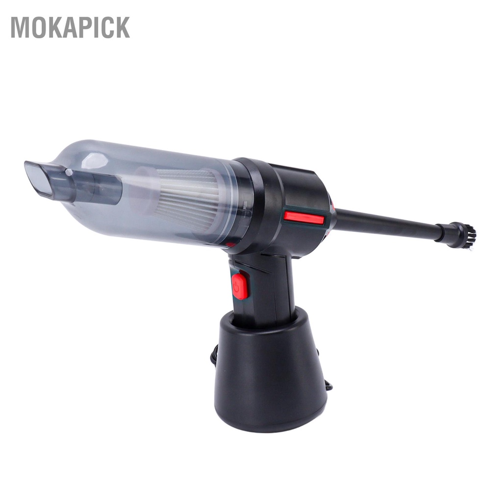 Mokapick Máy Hút Bụi Ô Tô Cầm Tay Sạc Không Dây Mini Mạnh Mẽ Cho Gia Đình Xe Văn Phòng
