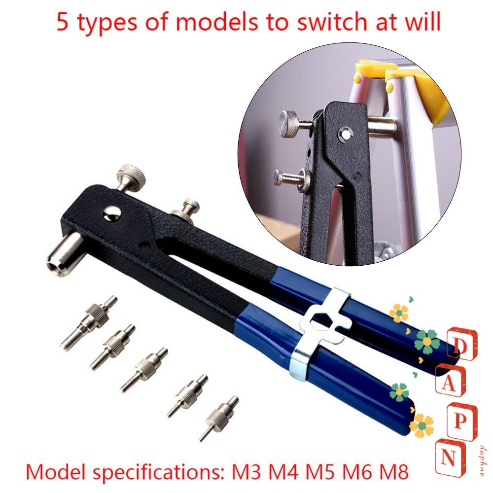 Súng Dập Đinh Tán DAPHS Kèm Hộp Đựng Và Đai Ốc M3-M8