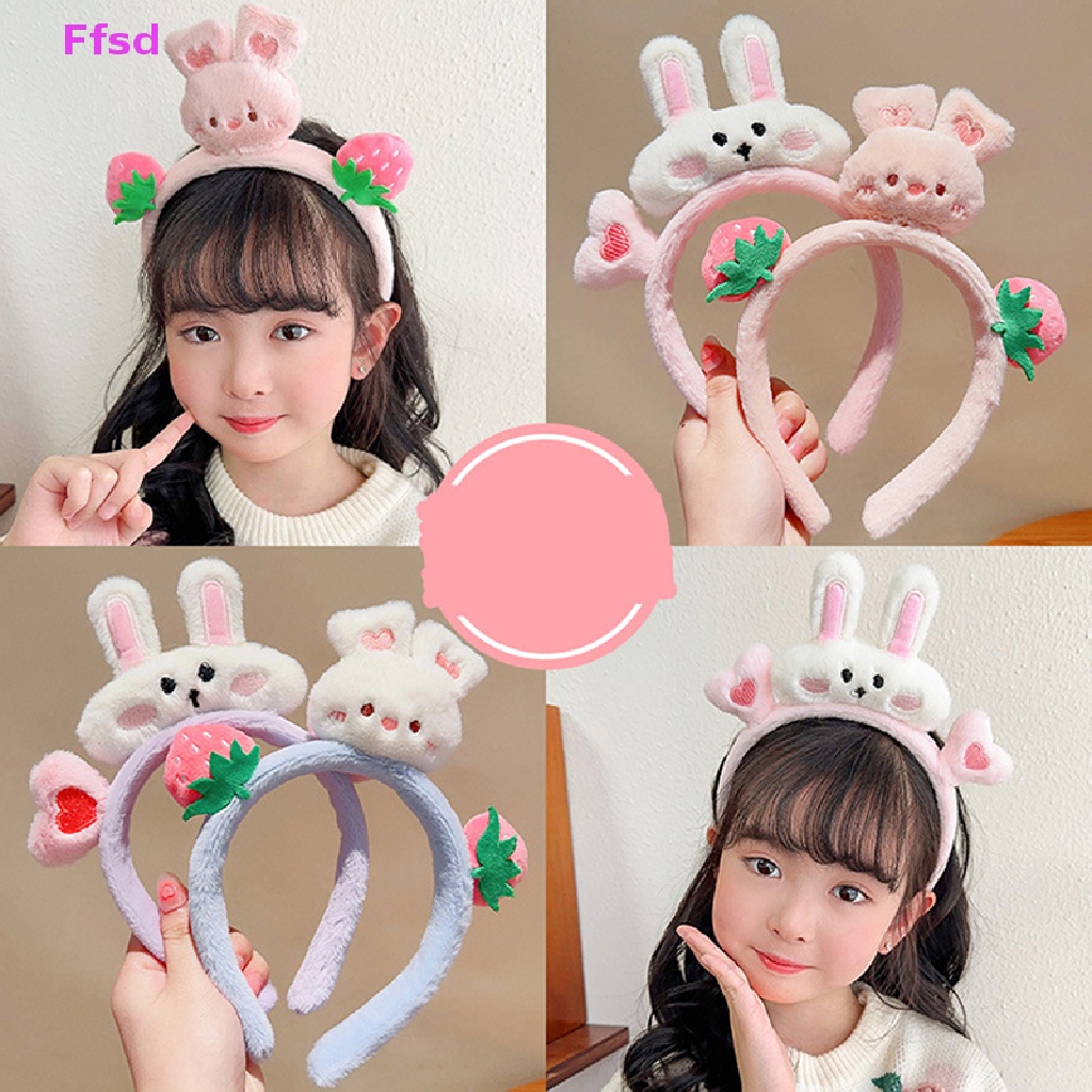 Băng Đô Tai Thỏ Bằng Lông Nhung Dễ Thương Xinh Xắn Dành Cho Nữ