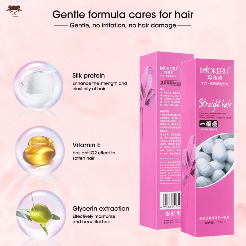 Kem làm thẳng tóc 150ml dễ sử dụng cho nữ