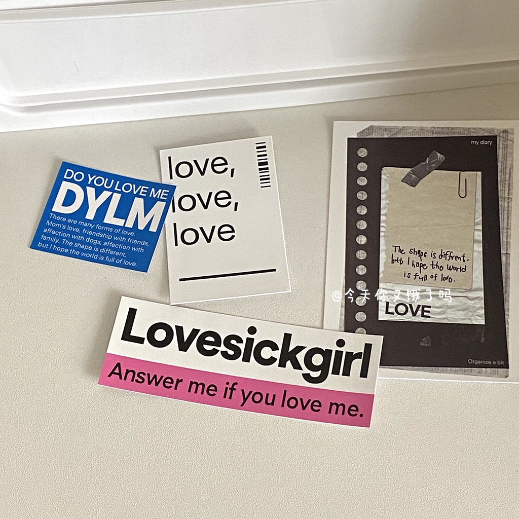 Miếng Dán Trang Trí Sổ Tay Chủ Đề Dễ Thương