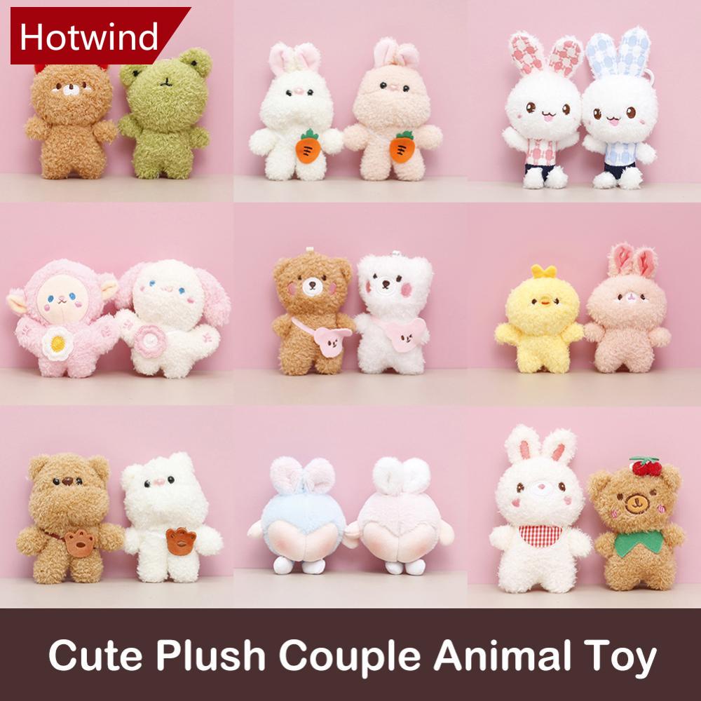 Móc Khóa Thú Nhồi Bông Hình Cặp Đôi Hoạt Hình Dễ Thương DGA1