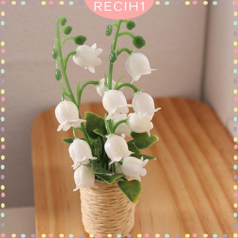 Mô Hình Chậu Hoa Mini Tỉ Lệ 1: 12 Dùng Trang Trí Nhà Búp Bê