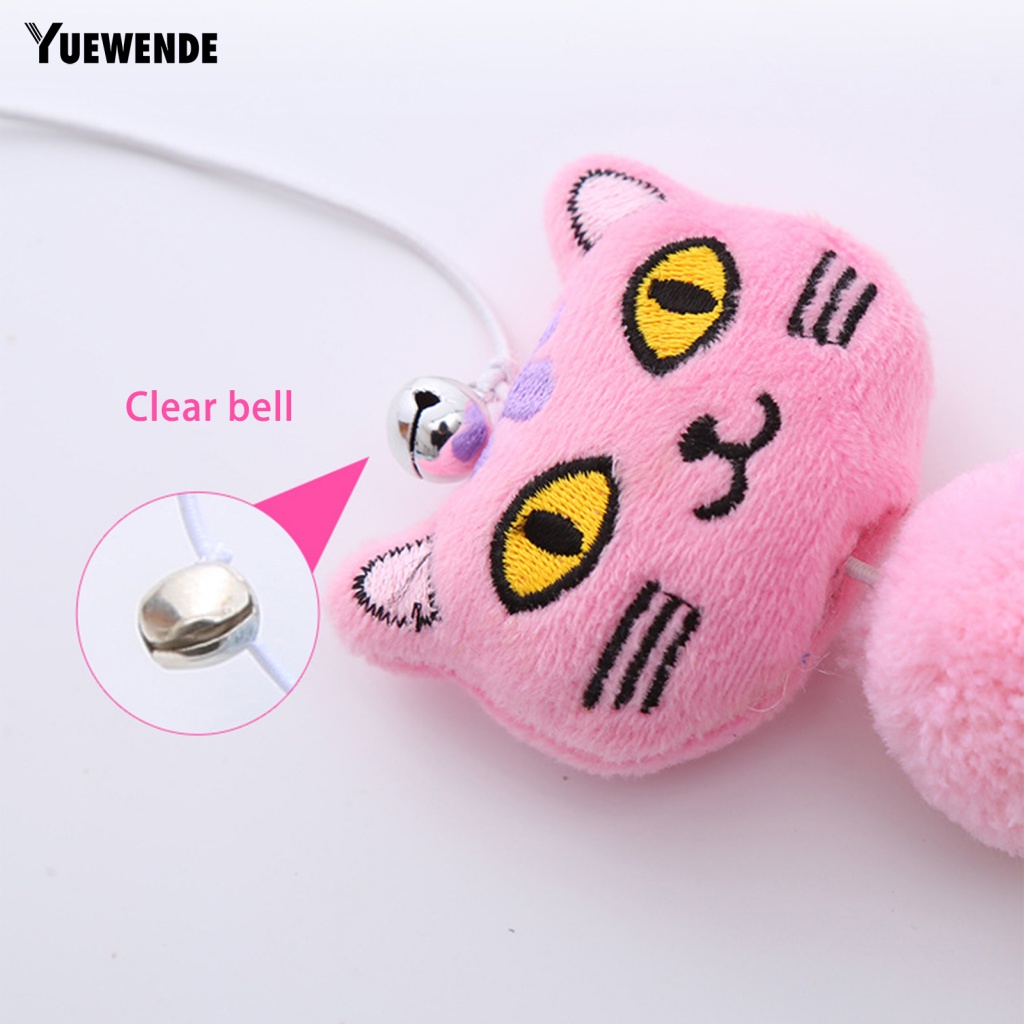 Yue.z Đồ Chơi Hình Dạng Tua Rua Thiết Kế Đáng Yêu Màu Macaron Cho Mèo Cưng