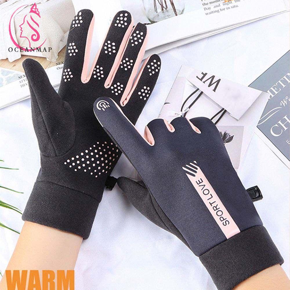 Đôi Găng Tay Thể Thao Chống Nước Có Thể Dùng Màn Hình Cảm Ứng Bảo Vệ Cho Nữ