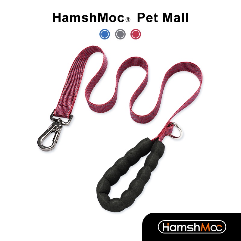 HamshMoc Dây Dắt Thú Cưng Đi Dạo Bằng Nilon Phản Quang Có Tay Cầm Thoải Mái