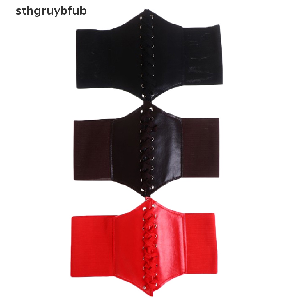 Thắt Lưng Da Bản Rộng Co Giãn Thời Trang Cho Nữ