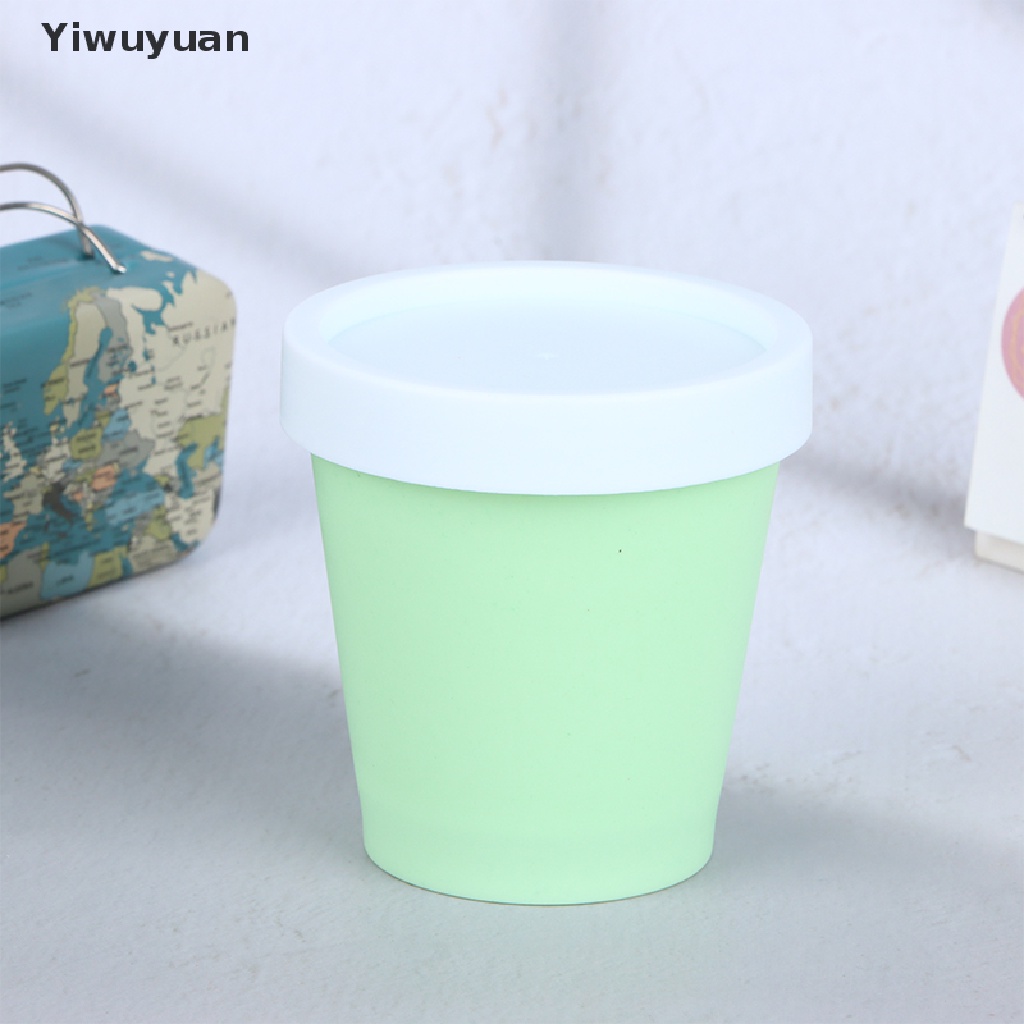 < Yiwuyuan > Hộp Đựng Sữa Chua Kem Tráng Miệng Có Nắp Đậy